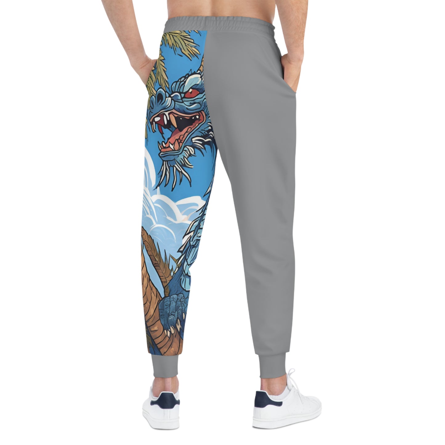 Shinobreeze Athletic Joggers - Journey to the West Indies (Blue) - Sport Grey