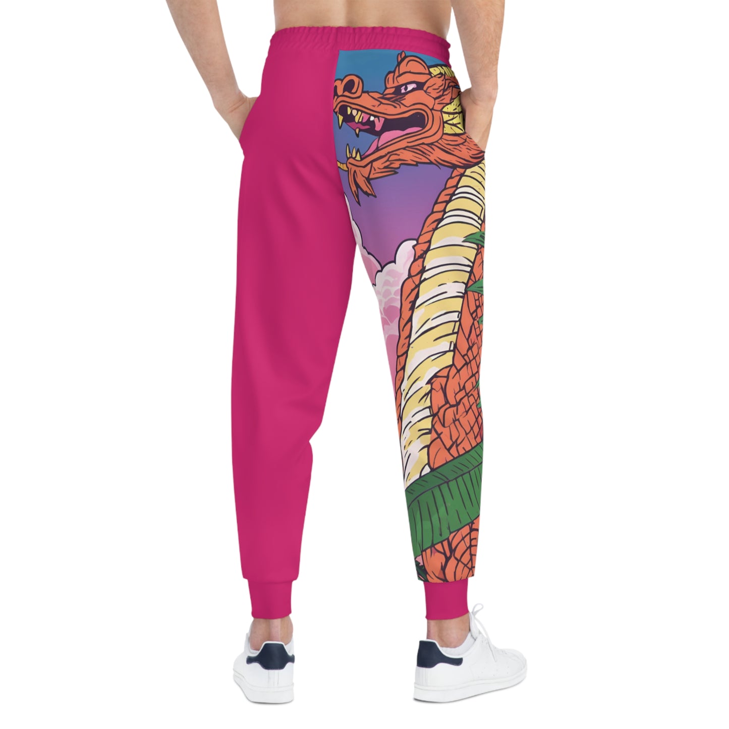 Shinobreeze Athletic Joggers - Journey to the West Indies (Red) - Heliconia