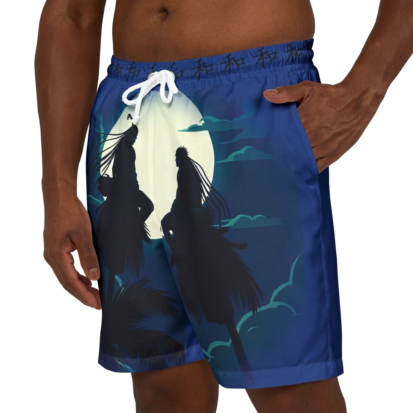 Shinobreeze Unisex Swim Shorts - Shadow Brothers (Blue)