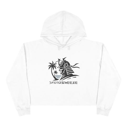 Shinobreeze Women's Crop Hoodie - Cherry Blossom Dreams
