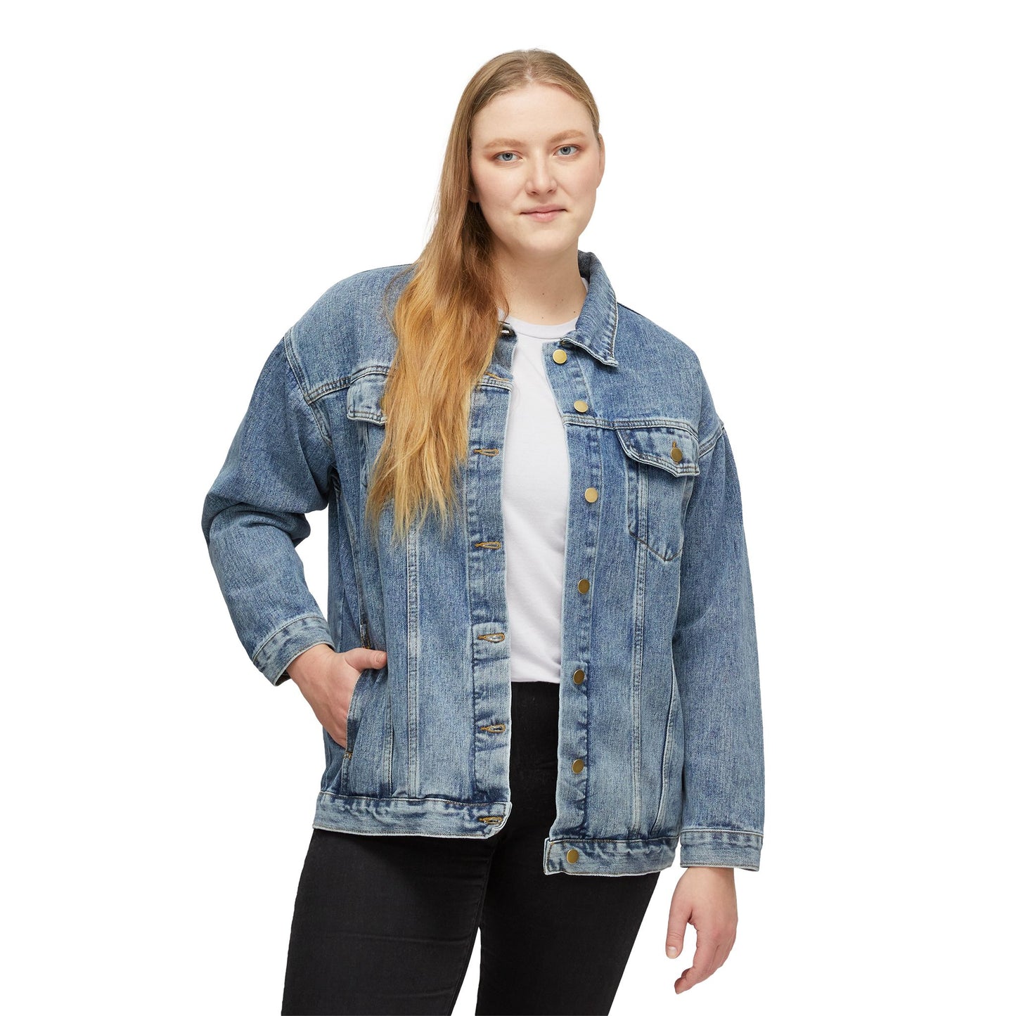 Shinobreeze Women's Denim Jacket - Pineapples